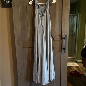 Elegant Sleeveless Gray Jumpsuit